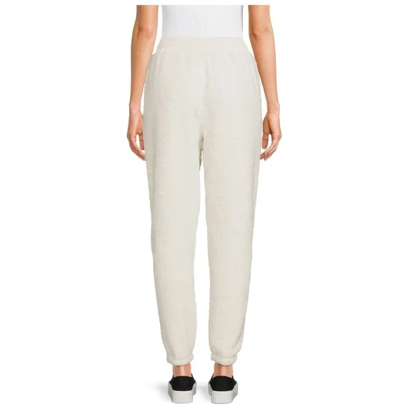 No Boundaries Juniors Mixed Fabric Faux Faux Shearling Jogger Pants, 3X - Picture 3 of 3